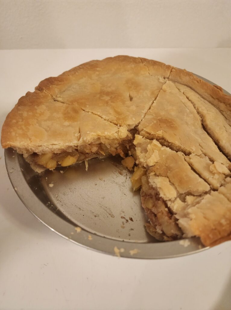 Our baked mock apple pie